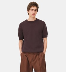 Maille manches courtes Madera Brown Noyoco
