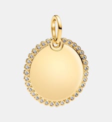 Médaillon Rond Gravable Doré Pandora