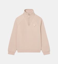 Sweatshirt fabriqué en France col zippé Lacoste