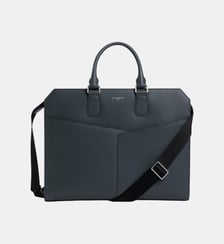 Porte documents slim 15" Anatole en cuir liégé et cuir lisse Le Tanneur