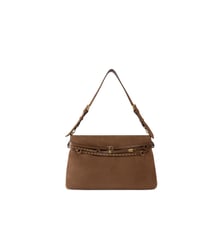 Grand sac porté épaule belt bag big en daim Pinko