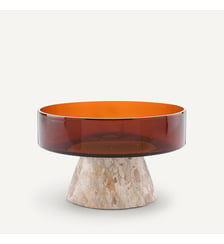 Coupelle en verre et marbre AM.PM
