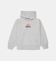 Sweat à capuche avec logo Diesel Kids
