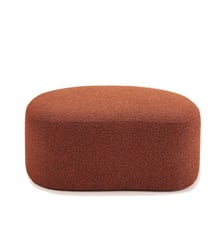 Pouf  Revêtement bouclette à l'aspect laineux Madura