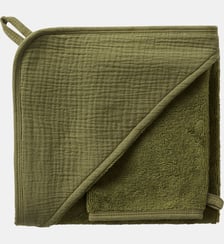 Cape de bain + gant BB & Co