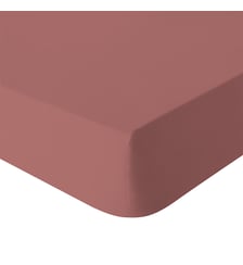 Drap housse uni en percale de coton lavée, bonnet de 35cm, DELICATE Essix
