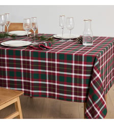 Nappe  à carreaux, en coton lavé tissé teint La Redoute Interieurs