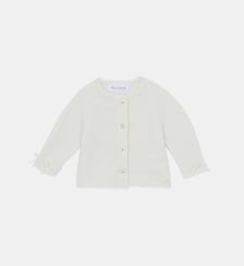 Cardigan -  coton col rond broderie main Tartine Et Chocolat