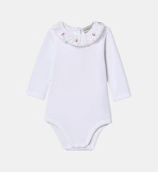 Body  col en broderie anglaise - Coton biologique Cyrillus