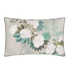 Taie d'oreiller imprimée en satin de coton, FLEUR ORIENTALE Designers Guild