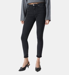 Jean skinny ajusté en denim noir Pinko
