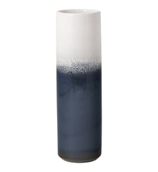 Vase cylindrique bleu grand Villeroy & Boch