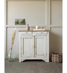 Buffet de campagne blanc Gilbert N°1663- Produit chiné Debongout
