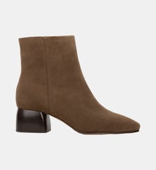 Boots Plates Janis Cuir Suédé Bobbies