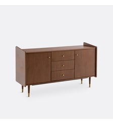 Buffet vintage en plaqué noyer La Redoute Interieurs