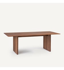 Table en noyer massif et plaqué L220 cm AM.PM