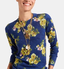 Pull Silky Crew Neck Riptide Midnight Blue La DoubleJ