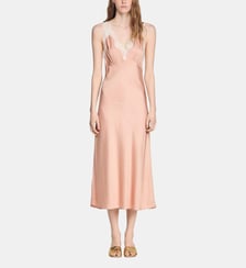 Robe esprit lingerie strassée Sandro