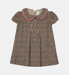 Robe - Brun laine carreaux Tartine Et Chocolat