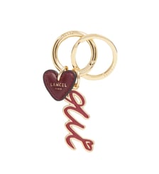 Porte-clés Oui St Valentine en métal et cuir signature  Lancel