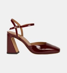 Escarpins Marfa Cuir Verni Froissé Bobbies