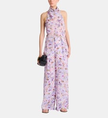 Pantalon à imprimé Poppi flower Balmain
