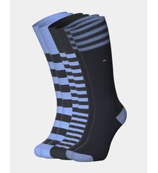 Lot de 3 paires de chaussettes hautes bicolores Eden Park