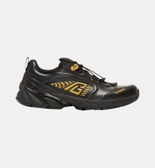 Baskets Cosmic Dust en cuir glacé Balmain