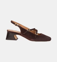 Babies Slingbacks Becca Cuir Suédé Bobbies