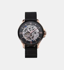 Montre automatique Round Noir MOW006 Montignac