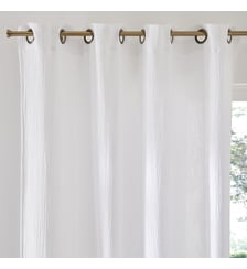 Rideau gaze de coton, oeillets La Redoute Interieurs