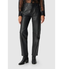 Pantalon en cuir droit JANIS Ikks