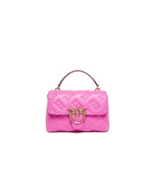 Mini sac à bandoulière love bag puff en cuir nappa logoté Pinko