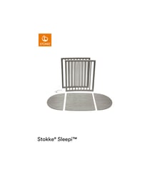 Kit extension pour berceau Stokke Sleepi V3 mini Gris brume (Hazy Grey) Stokke
