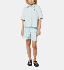 Chemise à manches courtes Kenzo Kids