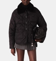 Doudoune réversible avec sequins Maje