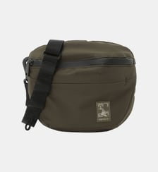 sac bandoulière en nylon vert Agnès b.