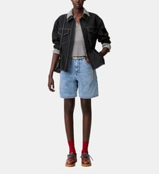 Short droit denim délavé Claudie Pierlot