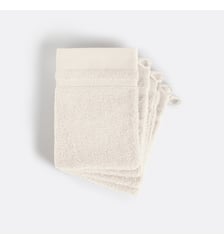 Lot de 4 gants de toilette en coton peigné 600g/m2 La Redoute Interieurs