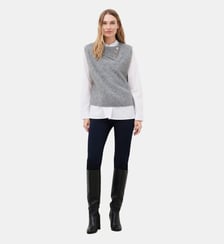 Poncho hoany - Motif uni Caroll