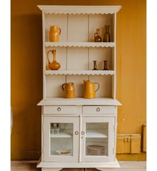 Buffet haut en bois beige Gilbert N°1885- Produit chiné Debongout