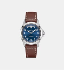 Montre automatique Khaki field Bleu H64475540 Hamilton