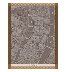 Torchon À vol d'oiseau Lyon Le Jacquard Francais