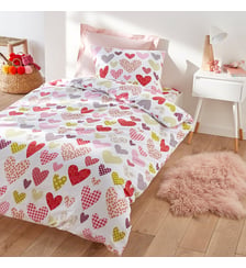 Housse de couette enfant, Coeur Liberté So'Home