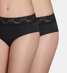 Lot de 2 Culottes Maxi Coton Coton Plus Féminine Dim
