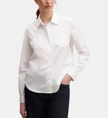 Chemise droite en coton Bompard