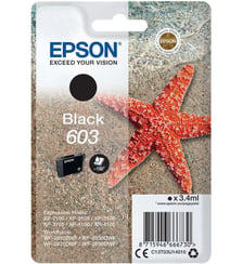 Cartouche d'encre 603 Etoile de Mer noire Epson