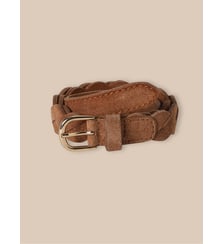 Ceinture tressée en cuir Cyrillus