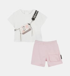 T-shirt et short en coton Marc Jacobs Kids