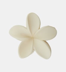 Pince à cheveux fleur tropicale ivoire Balaboosté